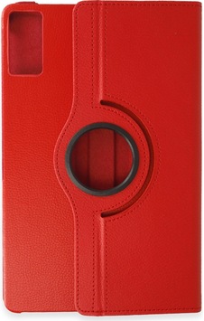 Redmi Pad Se Kılıf 360 Tablet Deri Kılıf - Kırmızı Klasik Redmi Pad Se Kılıf 360 Tablet Deri Kılıf - Kırmızı Klasik