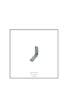 Köşe Gönye, Sac Gönye, 15 X 45 Mm 10 Adet Metalik Köşe Gönye, Sac Gönye, 15 X 45 Mm 10 Adet Metalik