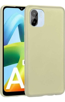 Xiaomi Redmi A1 Kılıf Zore Premier Silikon Kapak Gold Xiaomi Redmi A1 Kılıf Zore Premier Silikon Kapak Gold