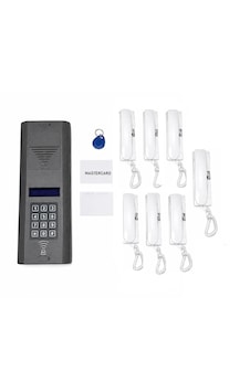 Kart Okumalı Dijital Panel Ve Telefonlu Konuşma Apartman Sistemleri 7 Daire Paket Kart Okumalı Dijital Panel Ve Telefonlu Konuşma Apartman Sistemleri 7 Daire Paket