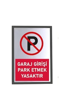 Usin Metal Gümüş 14x20 Cm Yapışkanlı Kırmızı Garaj Girişidir Park Etmek Yasaktır İkaz Tabelası Levhası Usin Metal Gümüş 14x20 Cm Yapışkanlı Kırmızı Garaj Girişidir Park Etmek Yasaktır İkaz Tabelası Levhası