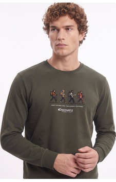 Discovery Expedition D6wm-swt3755 Haki Erkek Bisiklet Yaka Sweatshirt Discovery Expedition D6wm-swt3755 Haki Erkek Bisiklet Yaka Sweatshirt