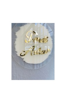 Pileksi Bebek Kapı Süsü Beyaz /gold Pileksi Bebek Kapı Süsü Beyaz /gold