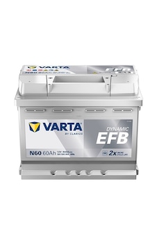 Varta N60 Efb Start Stop Aküsü 60ah / 501141092 Varta N60 Efb Start Stop Aküsü 60ah / 501141092
