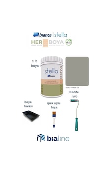 Stella Boya Seti 1 Lt Boya -rulo-fırça-boya Tavası Diğer Stella Boya Seti 1 Lt Boya -rulo-fırça-boya Tavası Diğer