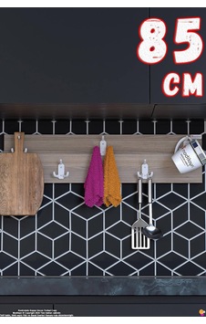 Geyik 15 Kancalı Mutfak Askısı 3'lü Set 71,4x9,6 Cm - Şık Tasgeyikm, Çok Amaçlı Düzenleyici Ve Yer Tasarrufu Beyaz Geyik 15 Kancalı Mutfak Askısı 3'lü Set 71,4x9,6 Cm - Şık Tasgeyikm, Çok Amaçlı Düzenleyici Ve Yer Tasarrufu Beyaz