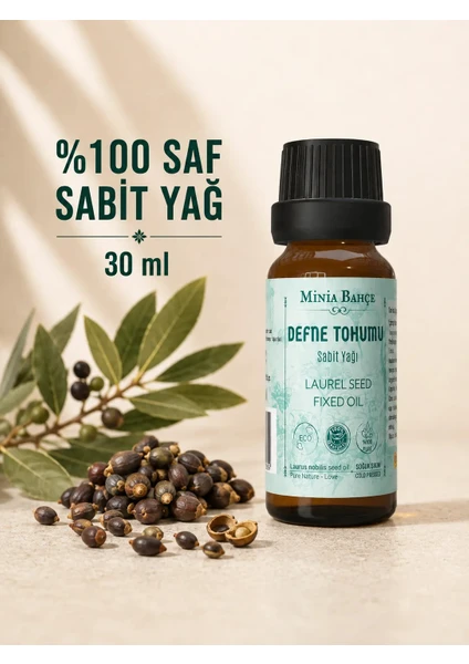 Minia Bahçe Defne Tohumu Sabit Yağı 20ml 20 Ml