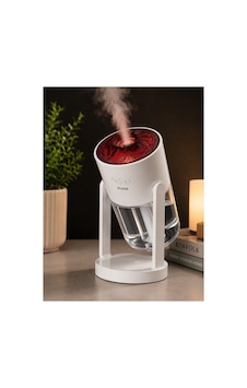 Alev Efektli Hava Nemlendirici 280 Ml Ultrasonik Sessiz Aroma Difüzör, Led Gece Lambası, Otomatik Kapanma-14925 Alev Efektli Hava Nemlendirici 280 Ml Ultrasonik Sessiz Aroma Difüzör, Led Gece Lambası, Otomatik Kapanma-14925