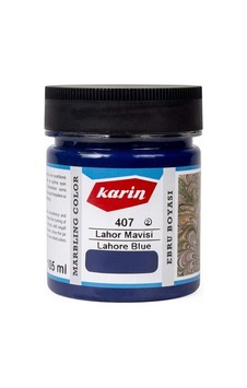 Karin Ebru Boyası 105ml - Lahor Mavisi 407 Sku: Zeusstk7a04615e8c