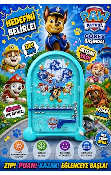Pinball Paw Patrol Eğitici Retro Eğitici Oyuncak Açık Mavi