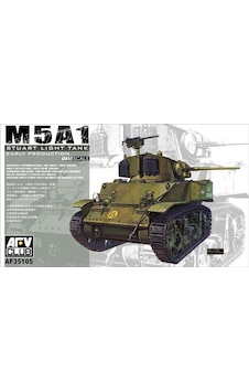 1/35 M5a1 Stuart Light Tank Early Production Tank Maketi, Afv Club 35105 1/35 M5a1 Stuart Light Tank Early Production Tank Maketi, Afv Club 35105