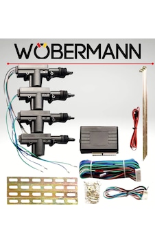 Wöbermann Merkezi Kilit Sistemi 4 Kapı, Sessiz Motor, Evrensel Uyum