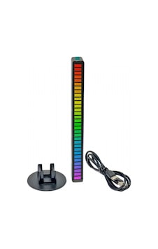 Bolled Sese Duyarlı Düz Tip Rgb Usb Şarjlı 5v 1a Ekolayzer Bolled Sese Duyarlı Düz Tip Rgb Usb Şarjlı 5v 1a Ekolayzer