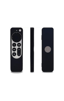 Apple Tv 4k 2021 İle Uyumlu Kılıf Silikon Koruma Kumanda Koruma Kılıfı Tam Uyumlu Kırmızı Kırmızı