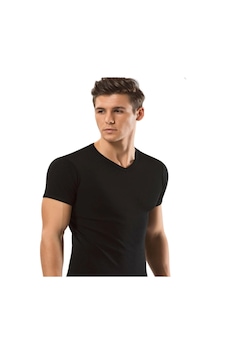 Fily İç Giyim Erdem %100 Pamuk Ribana V Yaka T-shirt 3 Adet Siyah Fily İç Giyim Erdem %100 Pamuk Ribana V Yaka T-shirt 3 Adet Siyah