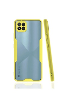 Jenerik Realme C11 2021 Kılıf Platin Silikon - Sarı Jenerik Realme C11 2021 Kılıf Platin Silikon - Sarı