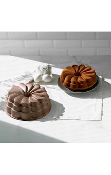 Nehir Manolya Rose Gold Döküm Kek Kalıbı 25 Cm