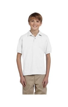 Tezzgelsin Erkek Çocuk Polo Yaka Kısa Kol Okul T-shirt Beyaz Tezzgelsin Erkek Çocuk Polo Yaka Kısa Kol Okul T-shirt Beyaz