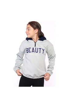 Toontoy Kız Çocuk Oversize Kapüşonlu Fermuarlı Düşük Omuz Baskılı Lastikli Sweatshirt - 3 İplik Şardonlu Gri Toontoy Kız Çocuk Oversize Kapüşonlu Fermuarlı Düşük Omuz Baskılı Lastikli Sweatshirt - 3 İplik Şardonlu Gri