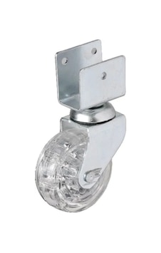 328 - 50x20 Mm Şeffaf Makaralı Kısa U Tablalı Teker 4 Adet Çok Renkli 328 - 50x20 Mm Şeffaf Makaralı Kısa U Tablalı Teker 4 Adet Çok Renkli