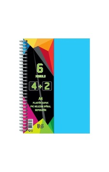 U-deep Pp Kapak Ayraçlı Defter 4+2 150yp. 28 Çeşitli Renk Ve Desen U-deep Pp Kapak Ayraçlı Defter 4+2 150yp. 28 Çeşitli Renk Ve Desen
