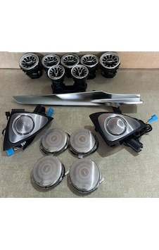 Mercedes W205 Işıklı Ön Arka Havalandırma Torpido Göğüs Çıta Işık Mercedes W205 Işıklı Ön Arka Havalandırma Torpido Göğüs Çıta Işık