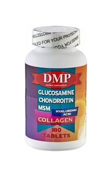 Dmp Glucosamine Chondroitin Msm Hyaluronic Acid Collagen 180 Tab. Dmp Glucosamine Chondroitin Msm Hyaluronic Acid Collagen 180 Tab.