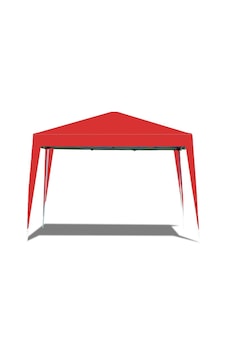 Gazebo Çardak Bahçe Kamelyası Gölgelik 240 X 240 Cm Tente Kırmızı Gazebo Çardak Bahçe Kamelyası Gölgelik 240 X 240 Cm Tente Kırmızı