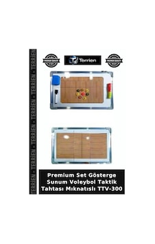 Premium Set Gösterge Sunum Voleybol Taktik Tahtası Mıknatıslı Ttv-300