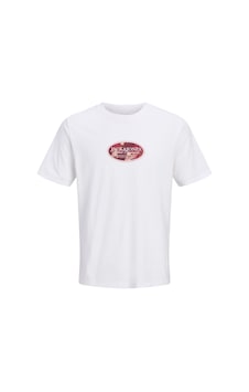 Jack & Jones Montauk Front Erkek Beyaz Tişört 12297890-bw Jack & Jones Montauk Front Erkek Beyaz Tişört 12297890-bw
