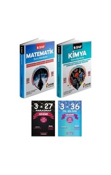 Aydın 9. Sınıf Kimya Ve Matematik Soru Bankası İle Anla Kazan Paragraf Dil Bilgisi Deneme 4lü Set Aydın 9. Sınıf Kimya Ve Matematik Soru Bankası İle Anla Kazan Paragraf Dil Bilgisi Deneme 4lü Set