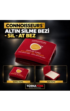 Connoisseurs Altın Silme Bezi - Sil - At Bez Beyaz