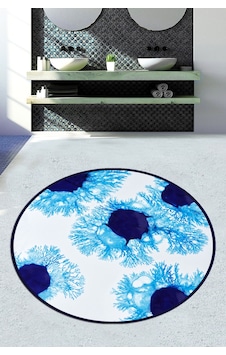 Unravel Çap Banyo Halısı Djt 120x120 cm, Banyo Halısı , Banyo paspası yıkanabilir Mavi Unravel Çap Banyo Halısı Djt 120x120 cm, Banyo Halısı , Banyo paspası yıkanabilir Mavi