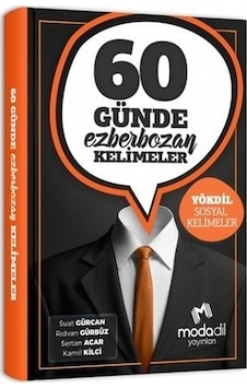 Modadil Yayınları Yökdil Sosyal 60 Günde Ezber Bozan Kelimeler- Modadil Yayınları Modadil Yayınları Yökdil Sosyal 60 Günde Ezber Bozan Kelimeler- Modadil Yayınları
