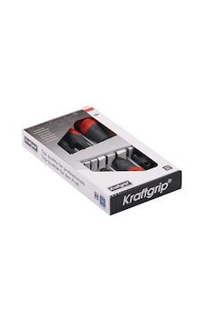 Kraftgrip 43900 Düz Yıldız Tornavida Takımı 7 Parça