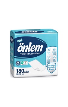 Önlem Yatak Koruyucu Örtü 60 90 Cm180 Adet Önlem Yatak Koruyucu Örtü 60 90 Cm180 Adet