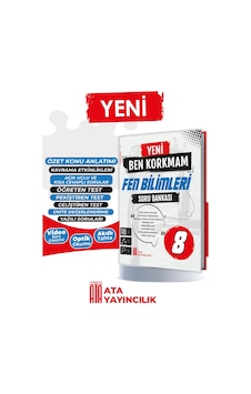 8. Sınıf Yeni Ben Korkmam Fen Bilimleri Soru Bankası 8. Sınıf Yeni Ben Korkmam Fen Bilimleri Soru Bankası