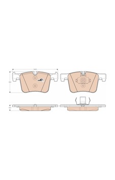 Bmw F20 F22 F23 F30 F31 F34 Ön Fren Balatası 2011-2019