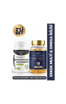 Hotay Nutrition Wooggs Vital Male Adult Multivitamin Multimineral 120 Kapsül + Omega 3 Norveç Balık Yağı 90 Kapsü Hotay Nutrition Wooggs Vital Male Adult Multivitamin Multimineral 120 Kapsül + Omega 3 Norveç Balık Yağı 90 Kapsü