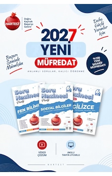 Nartest Yayınevi 2027 6. Sınıf Fen Bilimleri + Sosyal Bilgiler + İngilizce Yeni Müfredat Bağlam Temelli Soru Hazinesi Seti 3 Kitap Nartest Yayınevi 2027 6. Sınıf Fen Bilimleri + Sosyal Bilgiler + İngilizce Yeni Müfredat Bağlam Temelli Soru Hazinesi Seti 3 Kitap