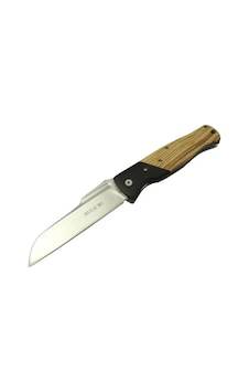Buck Knives Bk-016zbr Kamp Çakı 23 Cm - Ahşap Saplı, Kılıflı, , Kemerllikli