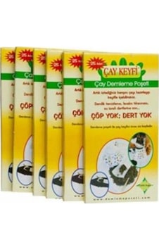 Çay Keyfi Ev Tipi Çay Demleme Poşeti 5'Li Paket 125 Adet Çay Keyfi Ev Tipi Çay Demleme Poşeti 5'Li Paket 125 Adet
