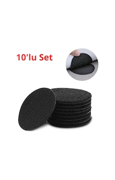 Yapışkanlı 10 Lu Cırt Cırt Seti, Halı, Kilim, Nevresim, Minder Ve Örtü Kaydırmaz Sabitleyici Ped - Bgahalikayset001