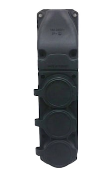 3lü Kaucuk Topraklı Klemens Kapaklı Bx40 2 3lü Kaucuk Topraklı Klemens Kapaklı Bx40 2