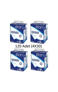 Elan 60 x 90 CM Hasta Altı Bezi Serme Yatak Koruyucu 30'lu x 4 120 Adet Elan 60 x 90 CM Hasta Altı Bezi Serme Yatak Koruyucu 30'lu x 4 120 Adet