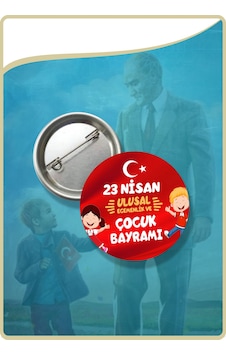 23 Nisan Rozet Seti -08 Toplam 10 Parça Çok Renkli 23 Nisan Rozet Seti -08 Toplam 10 Parça Çok Renkli