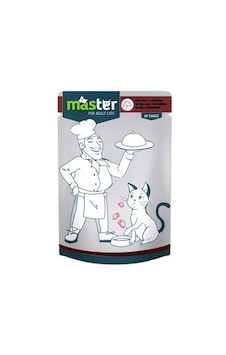 Master - 229 - Dana Etlı Pouch Kedı Maması Jöle 80 Gr X - Spt-gld - 6 Adet Master - 229 - Dana Etlı Pouch Kedı Maması Jöle 80 Gr X - Spt-gld - 6 Adet