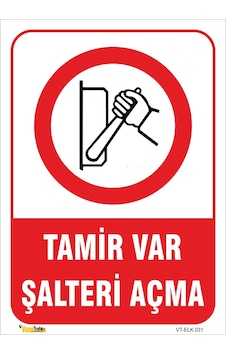 Tamir Var Şalter Açma - Isg Levhası Levha 50x70 Cm Dekota 3 Mm Tamir Var Şalter Açma - Isg Levhası Levha 50x70 Cm Dekota 3 Mm