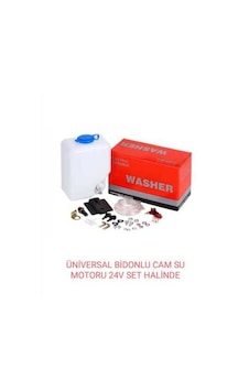 CAM SUYU BİDONU MOTORLU 24V SET HALİNDE