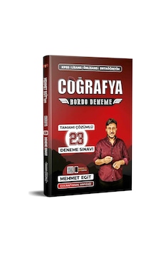 2023 KPSS Coğrafya Tamamı Çözümlü 23 Bordo Deneme - Mehmet Eğit - Mehmet Eğit 2023 KPSS Coğrafya Tamamı Çözümlü 23 Bordo Deneme - Mehmet Eğit - Mehmet Eğit